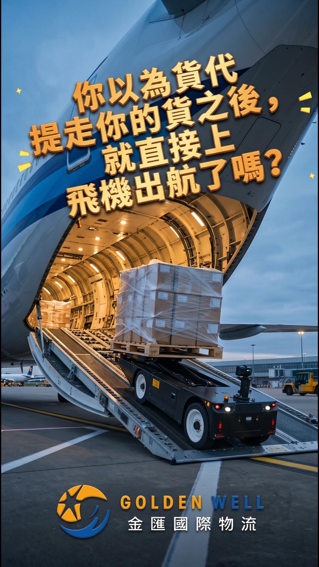 貨代提了貨就直接上飛機？金匯帶你直擊空運進倉第一線！