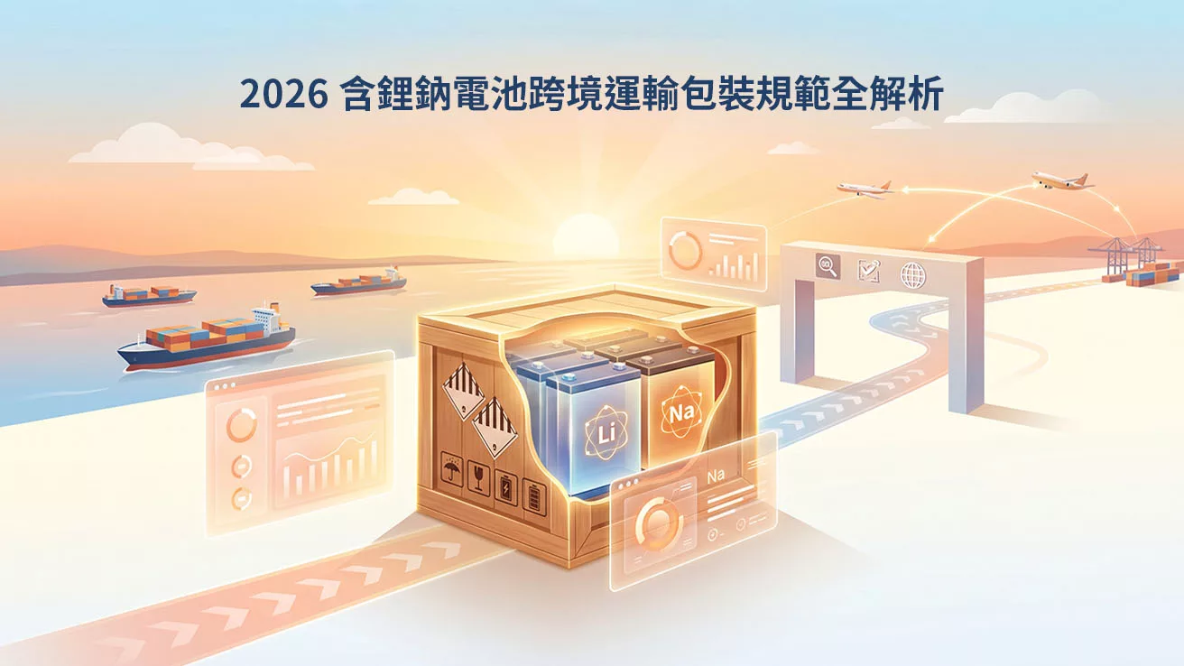 2026含鋰鈉電池跨境運輸包裝規範全解析