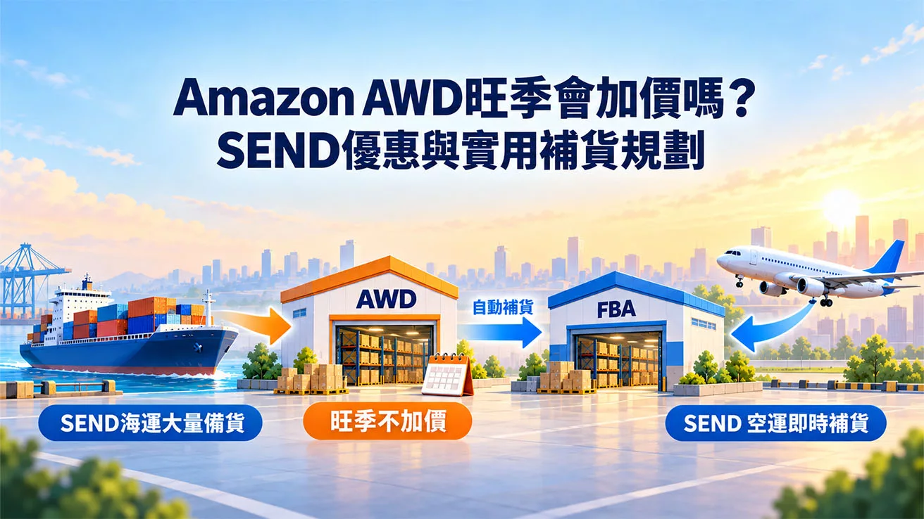 Amazon AWD旺季會加價嗎？SEND優惠與實用補貨規劃